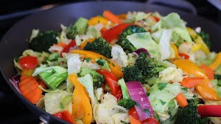 Simple Vegetable Stir Fry You Will Love [upl. by Lebasiairam327]