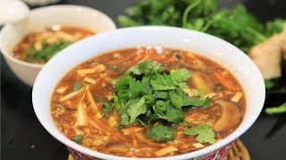 BETTER THAN TAKEOUT  Authentic Hot And Sour Soup Recipe 酸辣汤 [upl. by Ruosnam]