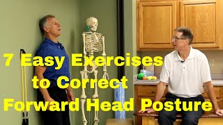 7 Easy Exercises to Correct Head Forward Posture [upl. by Eentruok]