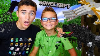 MA PREMIÈRE VIDÉO MINECRAFT AVEC SWAN   Néo The One [upl. by Diana]