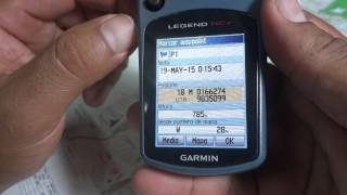 COMO HACER WAYPOINTS CON EL GPS [upl. by Spenser816]