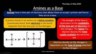 AQA 311 Amines REVISION [upl. by Colier]