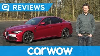 Alfa Romeo Giulia Quadrifoglio 2018 Review  Mat Watson Reviews [upl. by Svensen]