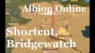 Albion Online  Caerleon to Bridgewatch fast almost safely [upl. by Nonie136]