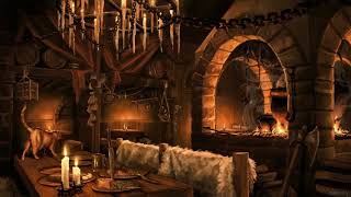 Mountainside Tavern Atmosphere  Music  Ambience [upl. by Bower]