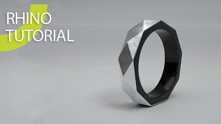 Rhino 7 3D Telsa Cyber ring Tuturial [upl. by Jacobina663]