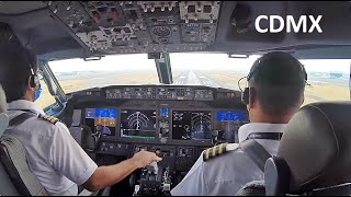 Increíble vista llegando a la Ciudad de México en un Boeing 737 MAX [upl. by Arykat302]