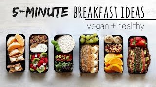 QUICK VEGAN BREAKFAST IDEAS » bento box style [upl. by Barrus882]