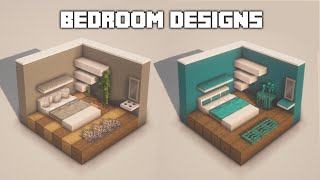 Minecraft Bedroom Designs  Ideas [upl. by Edras]