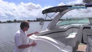 Brand New Rinker 310 Express Cruiser EC Review by Marine Connection Boat Sales [upl. by Ilzel]