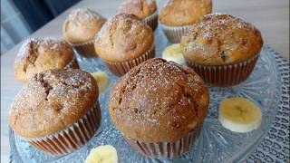 🍌🧁 Muffiny bananowe ekspresowe 🧁🍌 [upl. by Tivad]