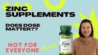 Zinc supplements Does dose matter [upl. by Enileve440]