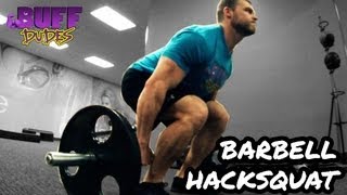 How to Perform Barbell Hack Squats  Big Quads Exercise [upl. by Adnor991]