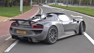 Porsche 918 Spyder  Lovely Accelerations [upl. by Fishbein]