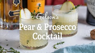 Pear amp Prosecco Cocktail [upl. by Anina103]