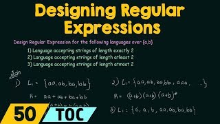 Designing Regular Expressions [upl. by Lizzy]