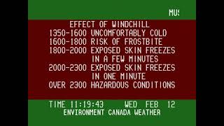 Winnipeg Weather Channel Archive  Feb 12th 2025 Part 2 [upl. by Kenlee364]