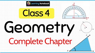 Class 4 Maths Geometry Complete Chapter [upl. by Lipinski556]