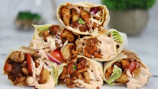 TASTIEST CHICKEN WRAP PERFECT CHICKEN WRAP [upl. by Kania177]