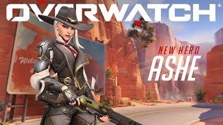 NOW PLAYABLE Introducing Ashe  Overwatch [upl. by Acirrehs690]