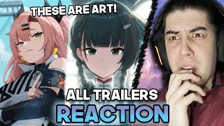 Im Emotional AGAIN  ZZZ FAN watches ALL Zenless Zone Zero TRAILERS Part 2 [upl. by Luap]