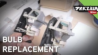 How to Replace a Projector Lamp [upl. by Nnuahs30]