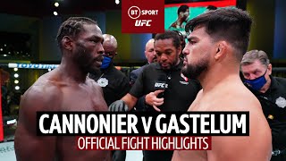 Jared Cannonier v Kelvin Gastelum  UFC Fight Highlights [upl. by Ahsekin]