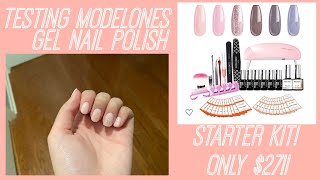 Testing Modelones Gel Polish Starter Kit [upl. by Amaral81]