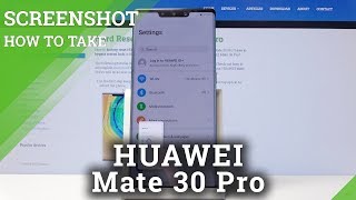 Screenshot HUAWEI Mate 30 Pro  Capture Screen Tutorial [upl. by Dorree470]