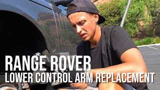 How to Replace the Front Lower Control Arms on a 20132020 Range Rover [upl. by Rahr380]