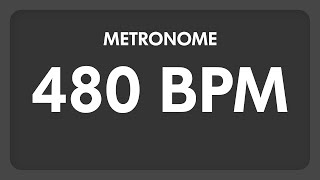 480 BPM  Metronome [upl. by Asiuqram]