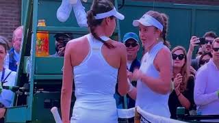 Jelena Ostapenko  Ajla Tomljanovic FIGHT After Heated Match in Wimbeldon 2021 [upl. by Hamaso473]