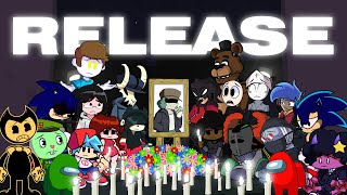 “RELEASE” But Everyone Sings It  FNF Animation [upl. by Balcer961]