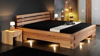 Modern wood frame bed ideas [upl. by Sholem68]