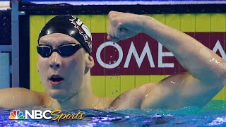 Chase Kalisz flexes on the field with 400IM Olympics trials victory  NBC Sports [upl. by Ignacius]