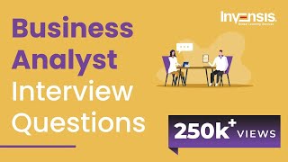 Business Analyst Interview Questions and Answers  Business Analyst Interview Preparation [upl. by Dranoc]