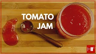 Homemade Tomato Jam  Easy To Make  Recipe [upl. by Ydde]