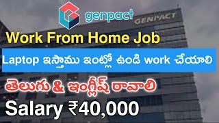 Genpact Work From Job  Zoom meeting  M Tube Jobs [upl. by Joshuah]