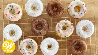 How to Make Homemade Baked Donuts  Wilton [upl. by Aiekan554]