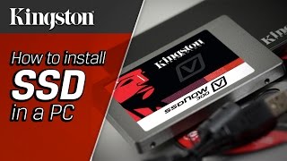 How to Install SSD in PC  Kingston Technology [upl. by Tenenbaum208]