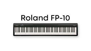 Roland FP10 Review My 88key MIDI Controller [upl. by Donata]