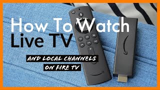 How to Watch Live TV and Local Channels on Fire Stick amp Fire TV Cube [upl. by Annavoj]