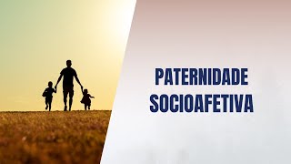 Paternidade socioafetiva [upl. by Sielen]