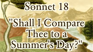 Sonnet 18 by William Shakespeare Memorization Song [upl. by Elsey]