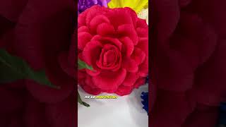 Beneficios de hacer flores en papel crepe [upl. by Nariko]