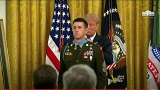 White House Medal of Honor Ceremony Sgt Maj Thomas P Payne [upl. by Ajat465]