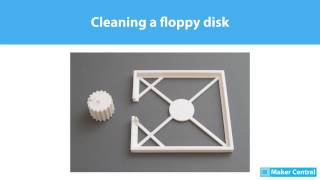 Cleaning Floppy Disks [upl. by Mayhew]