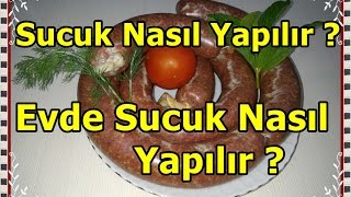 Sucuk Nasıl Yapılır  Evde Sucuk nasıl yapılır  Kolay Sucuk yapım tarifi [upl. by Uliram]