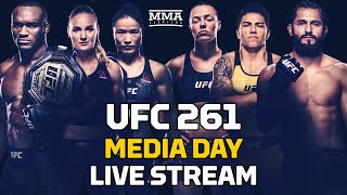 UFC 261 Usman vs Masvidal 2 Media Day LIVE Stream  MMAFighting [upl. by Afatsom569]