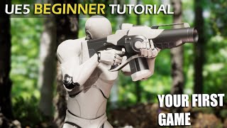 How to Make a Game in Unreal Engine 5  UE5 EA Beginner Tutorial [upl. by Etteroma]